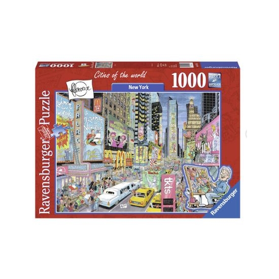 Ravensburger puzzel Fleroux NY 1000pc Ravensburger puzzel Fleroux NY 1000pc