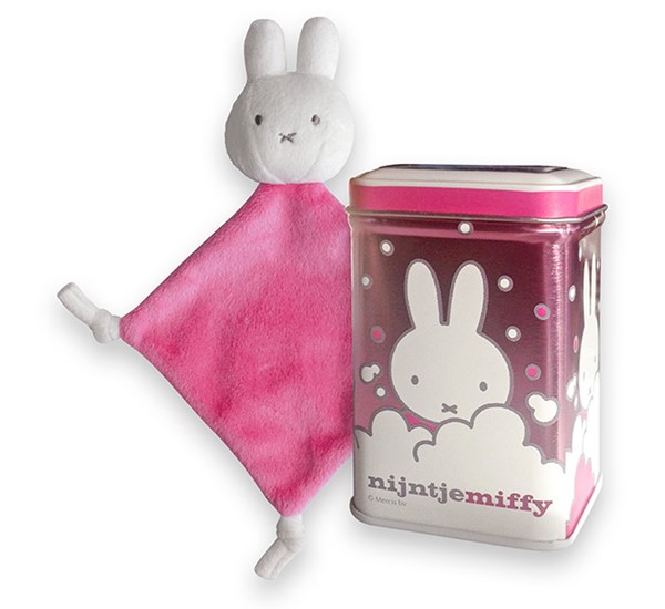 Z Blik Nijntje knuffeldoek roe