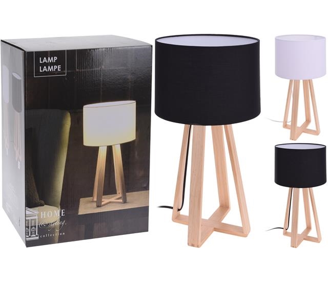 Z Lamp houten voet 26x26x47,5cm