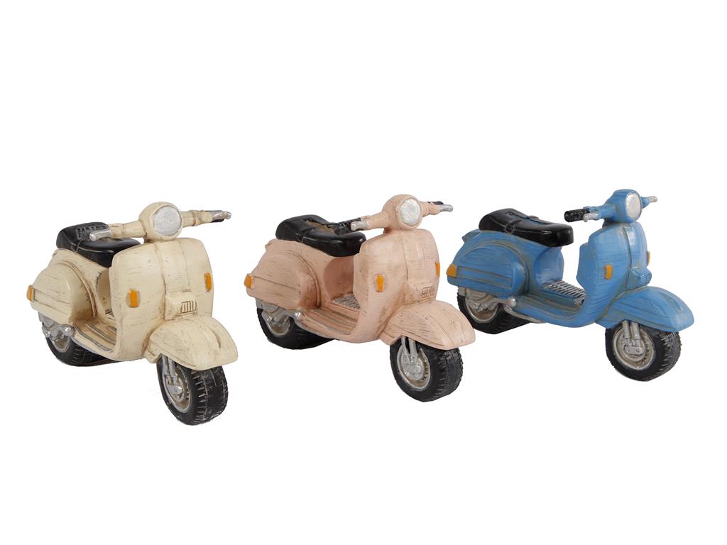 Z Spaarpot retro scooter 15,5x7x10 cm