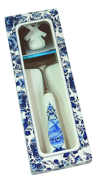 Z Kaasschaaf / molen in doos Delfts Blauw