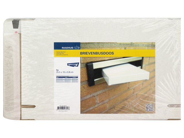 Brievenbusdoos 170x255x27mm pak a 5