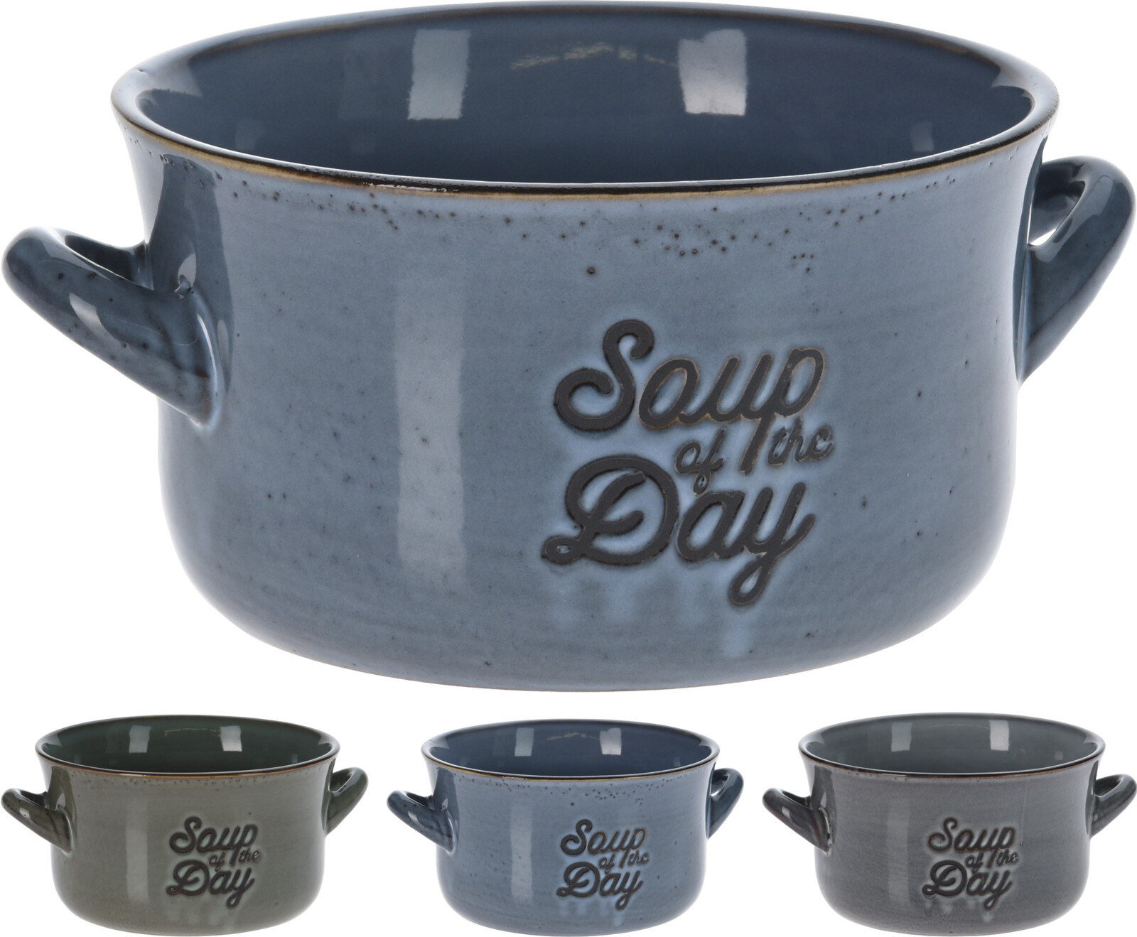 Merkloos Soepkom Soup of the day aardewerk 500ml