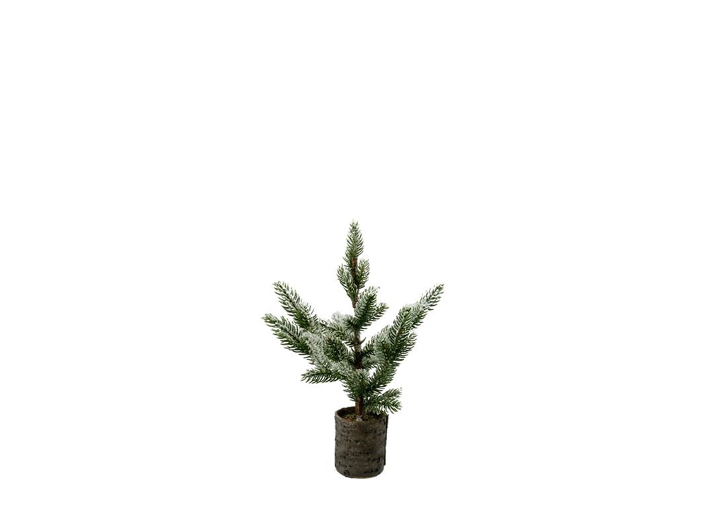 everlands kunstkerstboom met sneeuw in pot 37cm