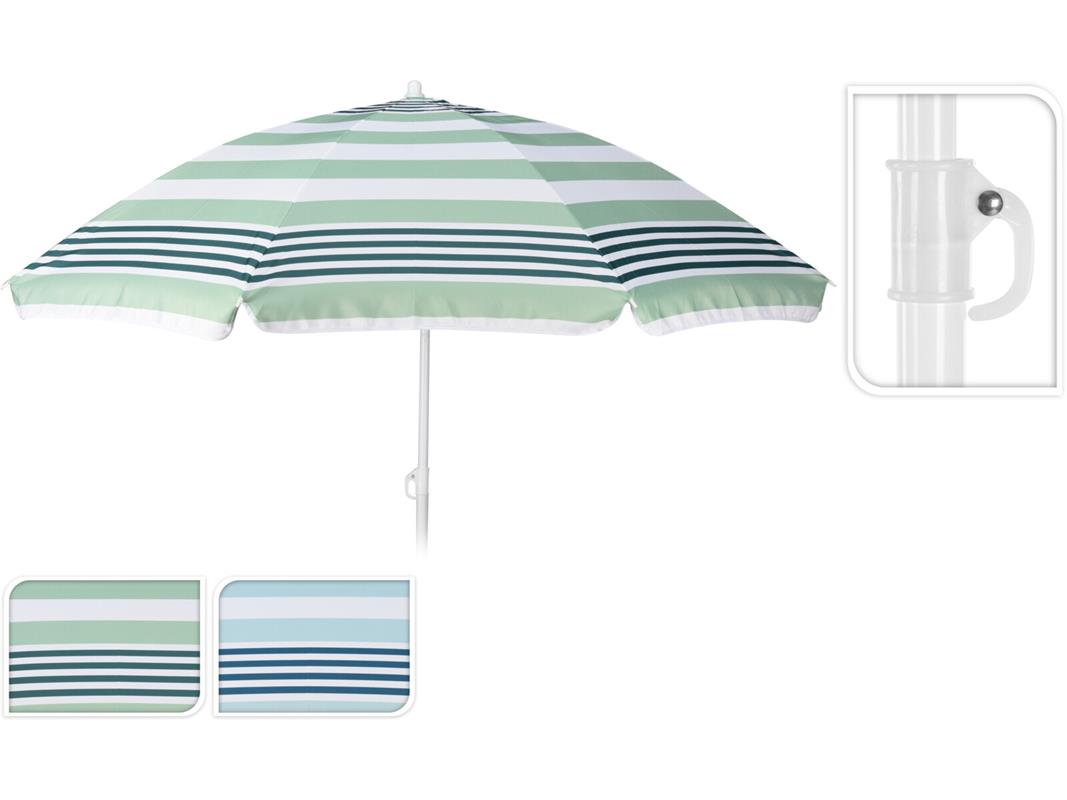 Strandparasol Ø180cm streep