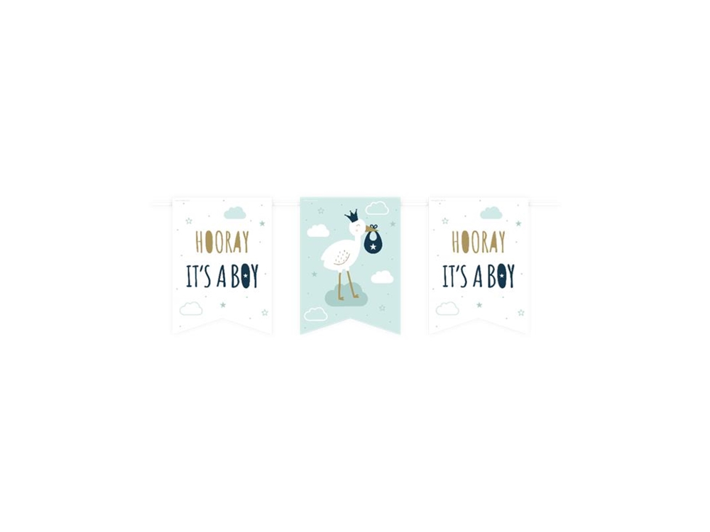 Vlag banner - Newborn baby boy