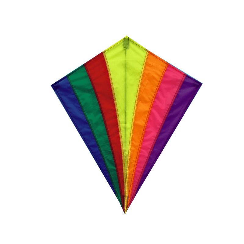 Gerkimex Diamant vlieger rainbow 82x88cm