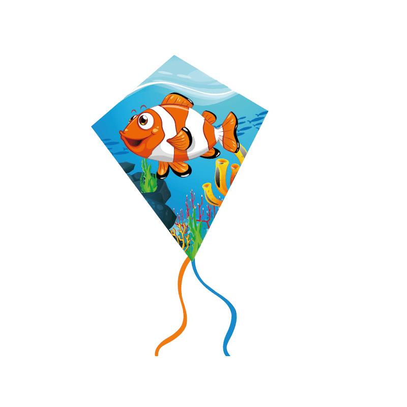 Gerkimex Diamant vlieger clownvis 60x70cm