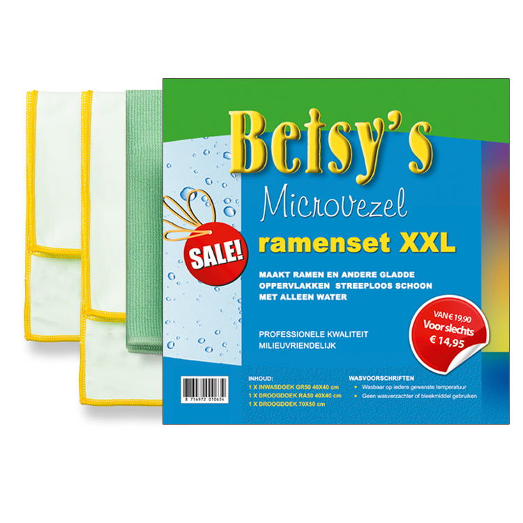 Betsy&apos;s Microvezel ramenset XXL groen