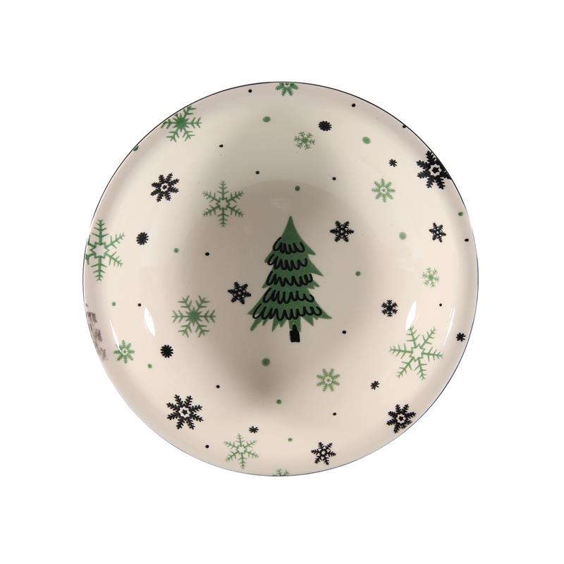 Diepbord everlands kunstkerstboom deco ?21cm Diepbord everlands kunstkerstboom deco ?21cm