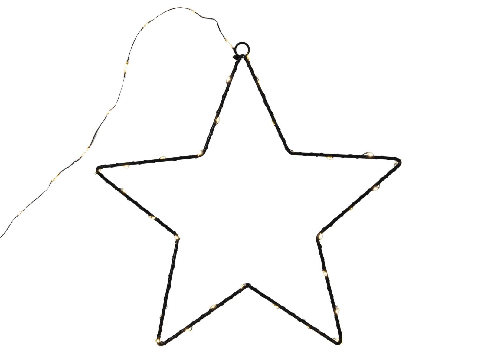 Ster metaal 50 LED 40cm warm-wit