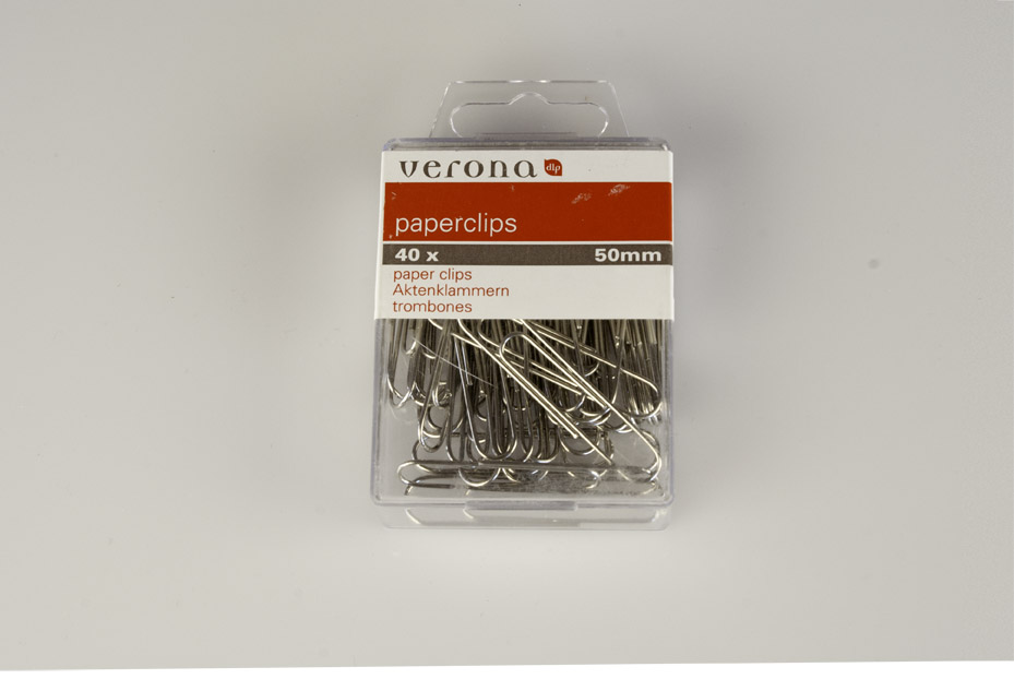 Doos ? 30 paperclips gekleurd groot Doos ? 30 paperclips gekleurd groot