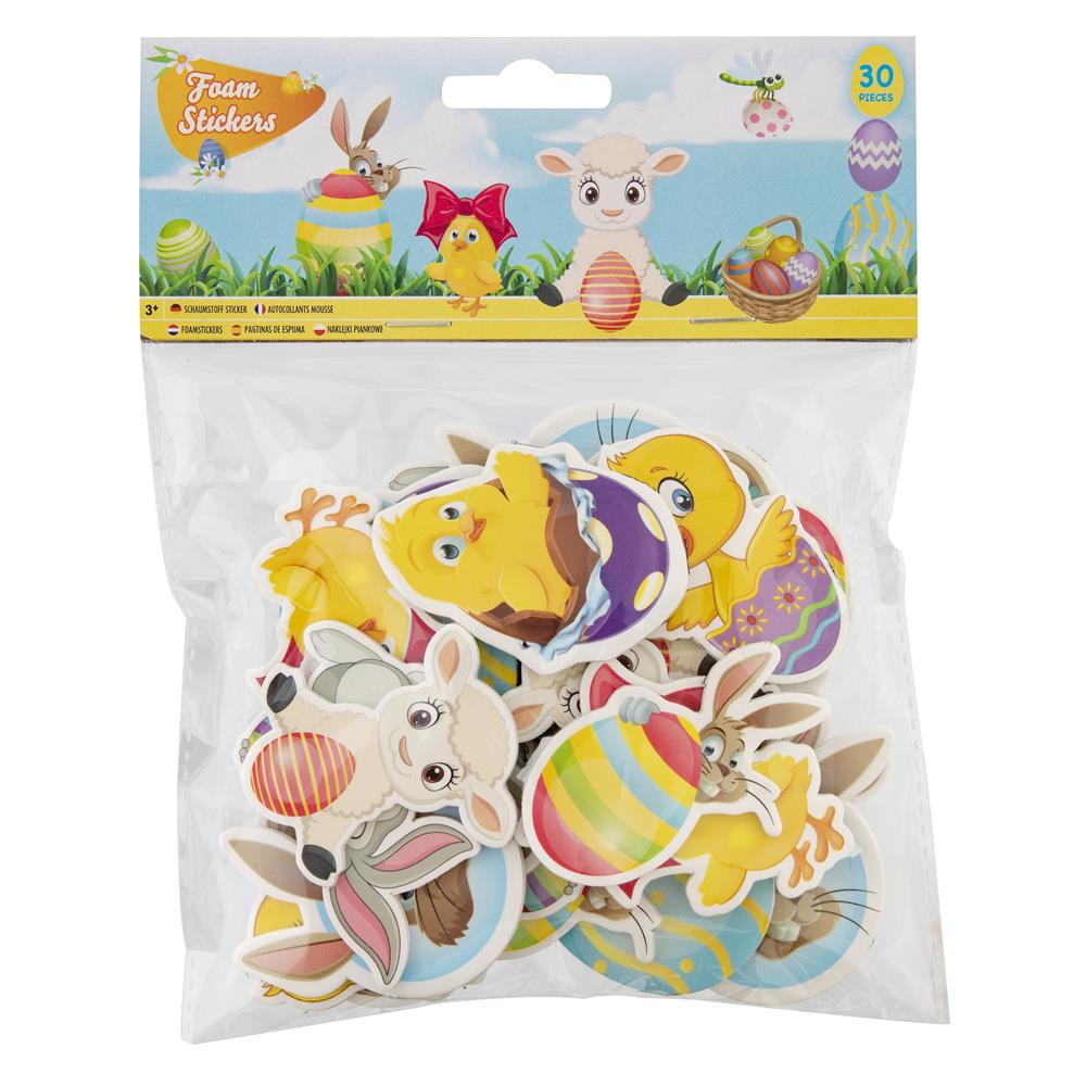 Grafix Pasen Foam Stickers ca. 30 stuks