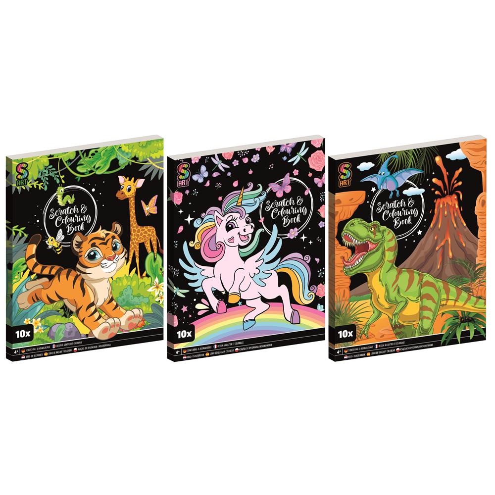 Grafix Kras & Kleur 10 pagina&apos;s 26x21cm