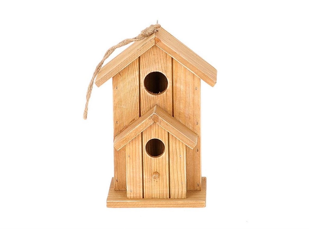 Vogelhuisje decoratief H17,5cm
