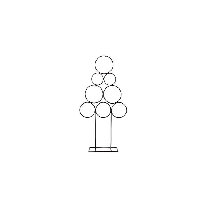 Frame everlands kunstkerstboom separy 39x12x78cm Zwart