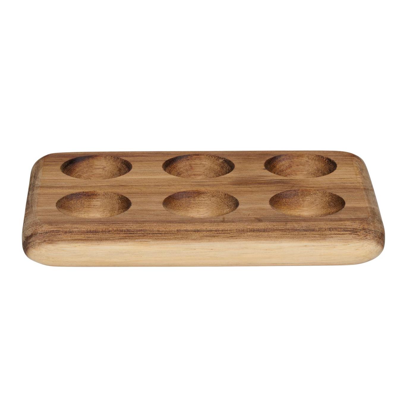 Alpina Houten eiertray voor 6 eieren Alpina Houten eiertray voor 6 eieren