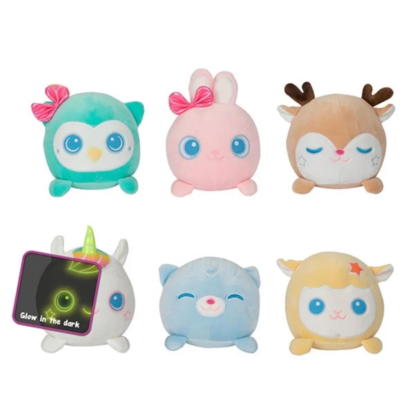 Toi-Toys Pluche dier glow in the dark 17cm
