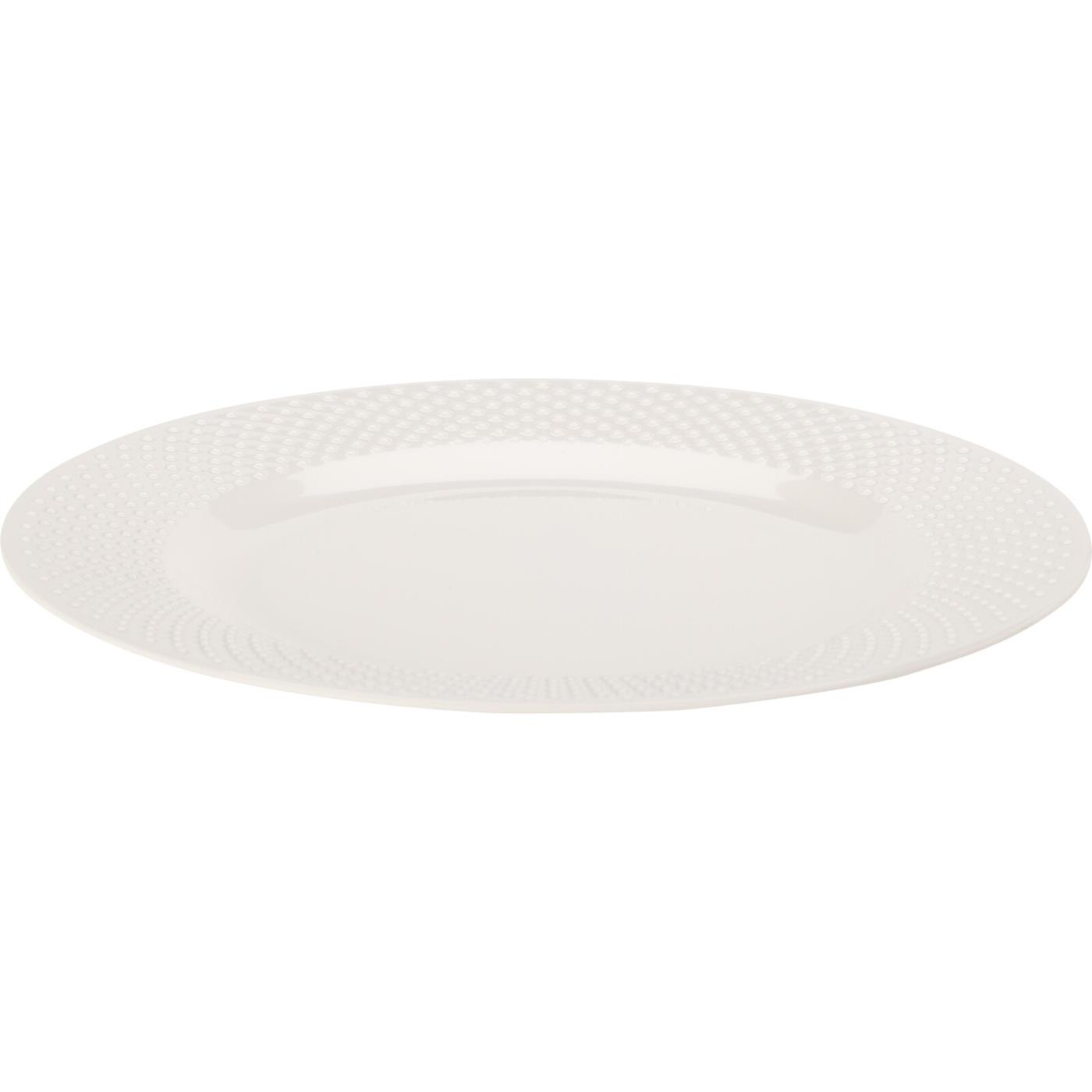 Bord melamine Ø28cm wit