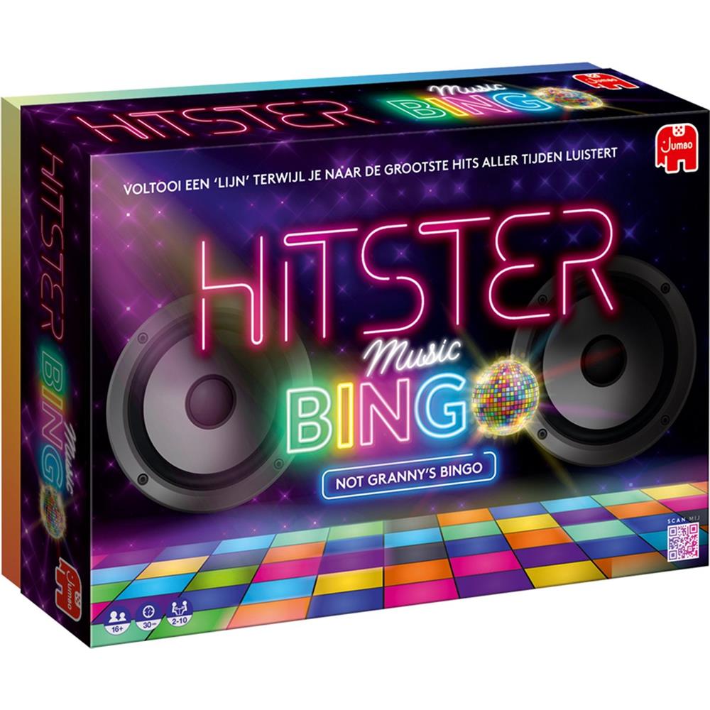 Jumbo Hitster Bingo partyspel Jumbo Hitster Bingo partyspel