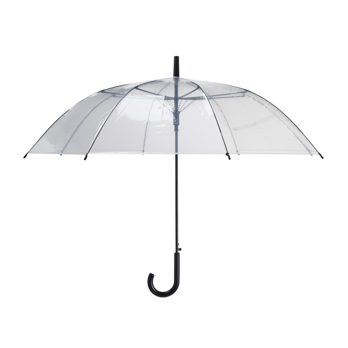 Merkloos Paraplu transparant d100xh76cm