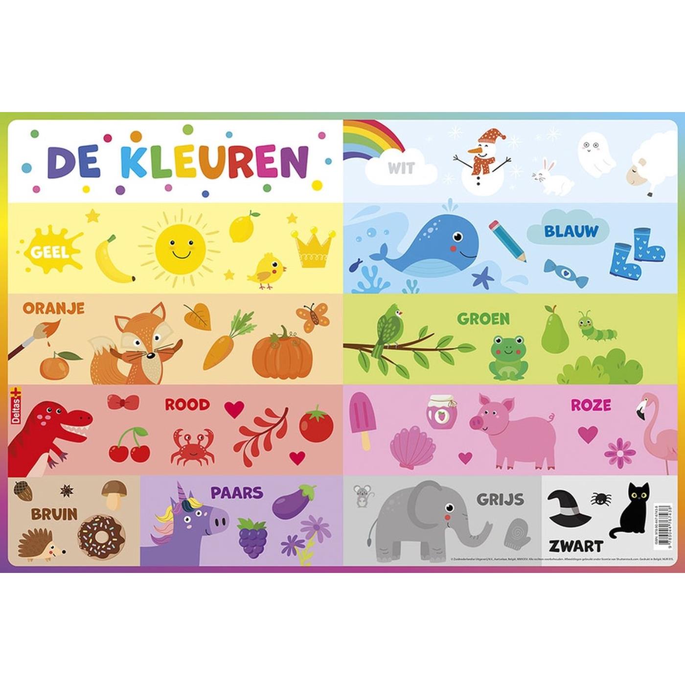 Deltas onderlegger - De kleuren