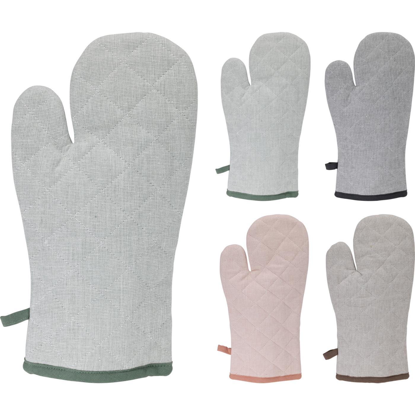 Ovenhandschoen 32x16cm 4 ass. kleur Ovenhandschoen 32x16cm 4 ass. kleur