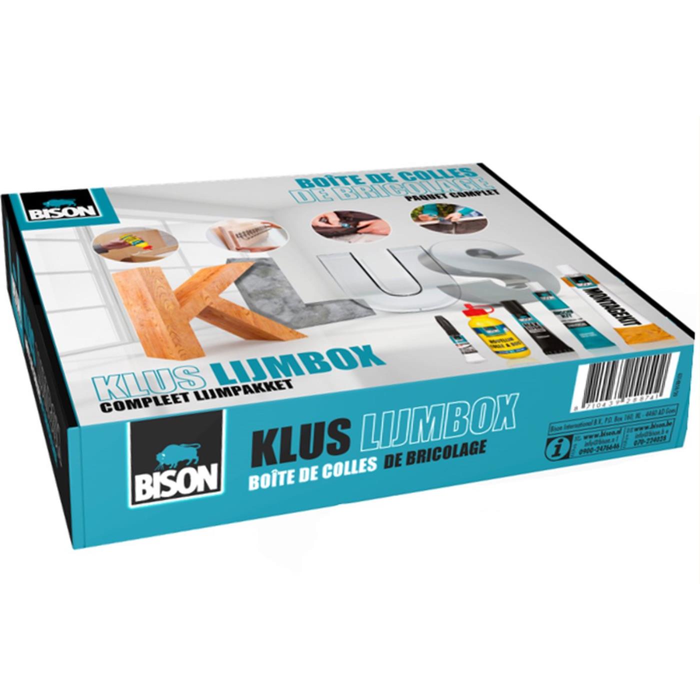 Bison Klus lijmbox 5-delig Bison Klus lijmbox 5-delig