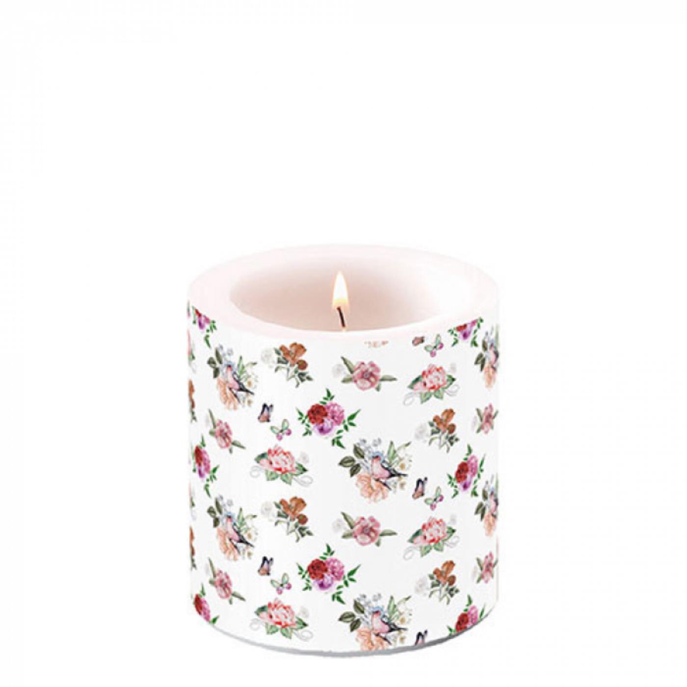 Ambiente Kaars klein Charlotte white