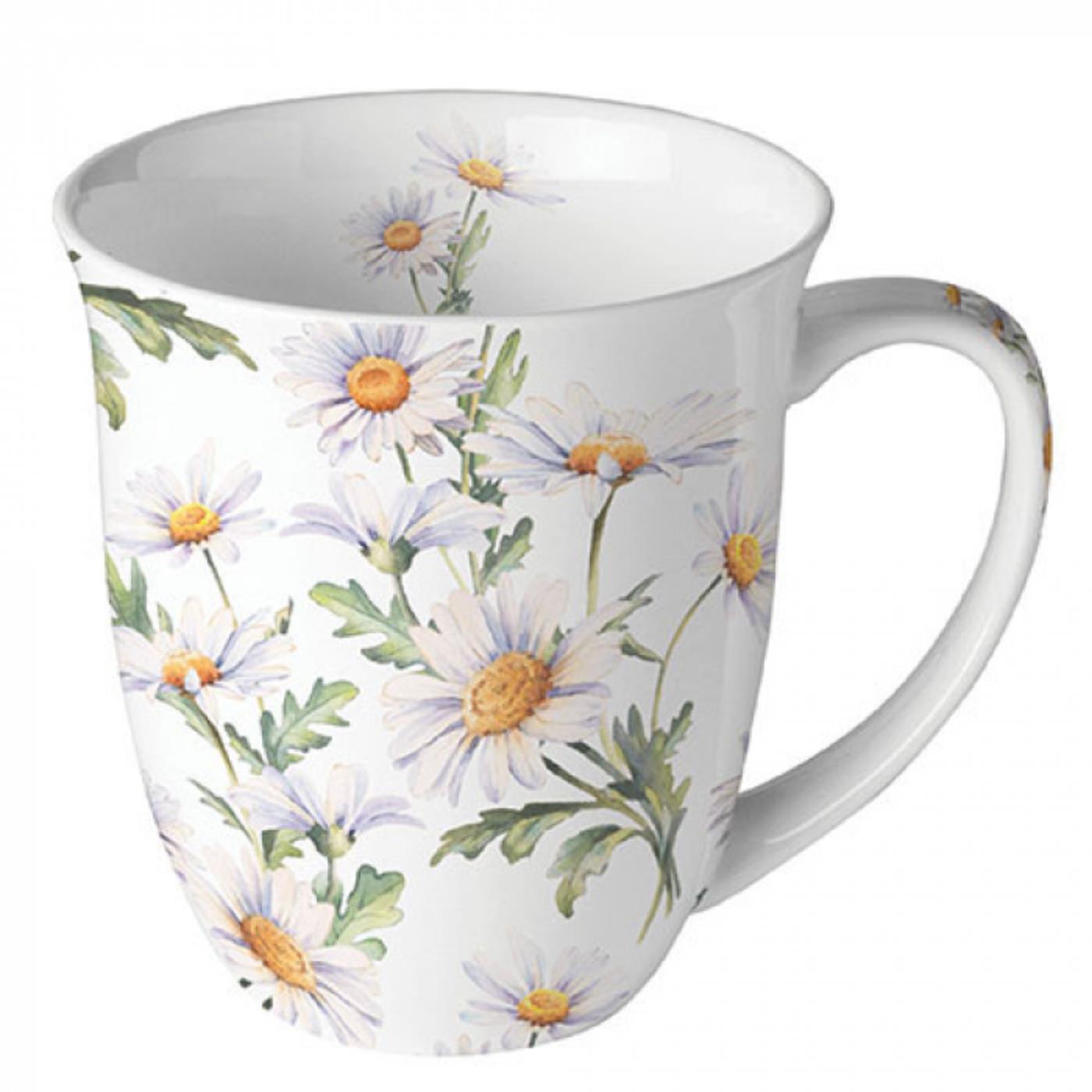 Ambiente Mok Beautiful daisies 400ml Ambiente Mok Beautiful daisies 400ml