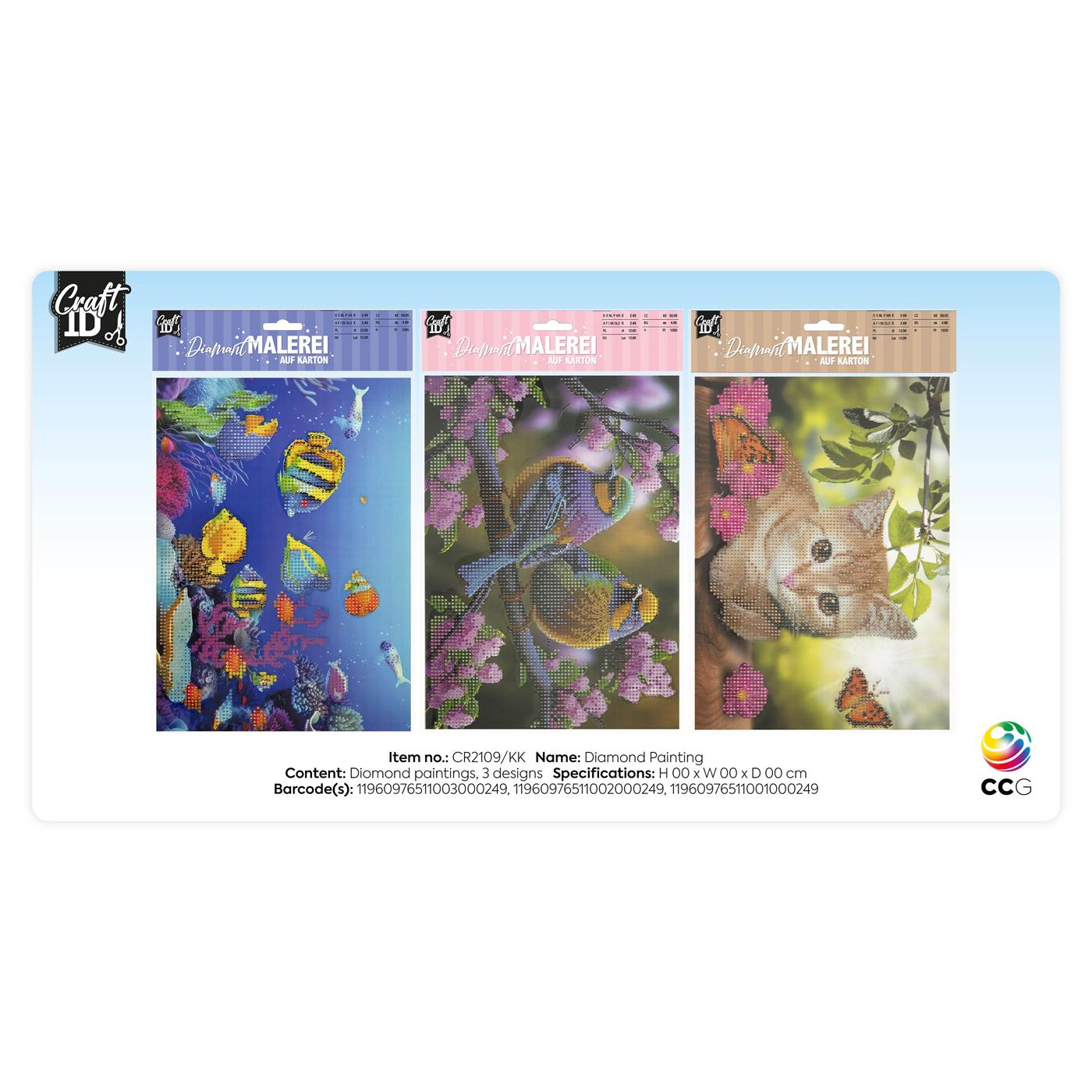 Craft ID Diamond painting op karton A4