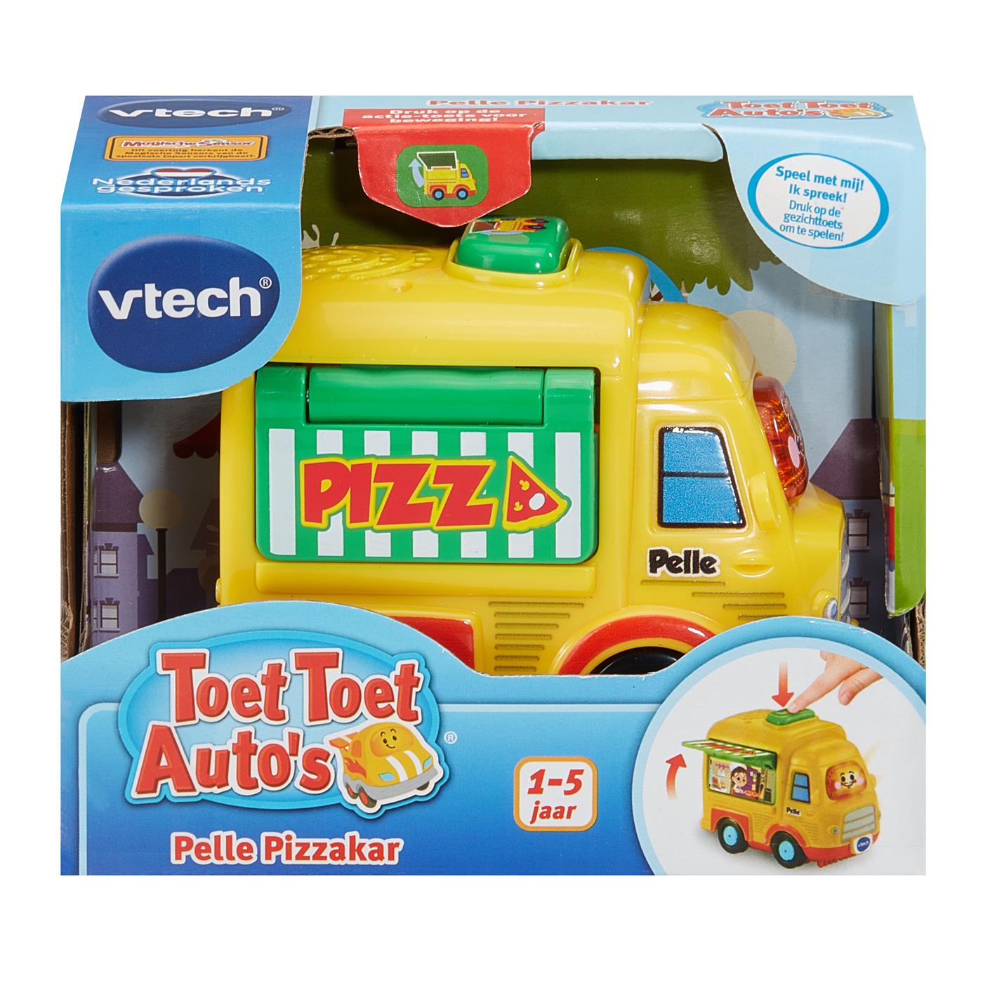 Vtech Toet Toet Auto&apos;s Pelle Pizzakar