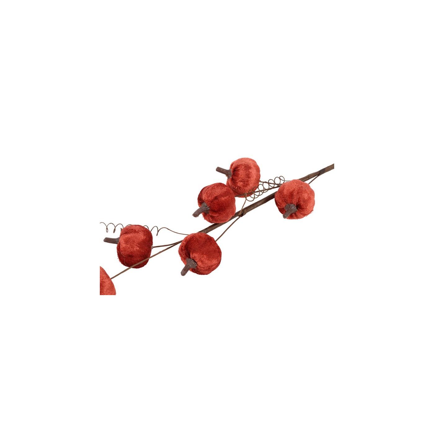 Kunsttak Pumpkin oranje 10x4x50cm