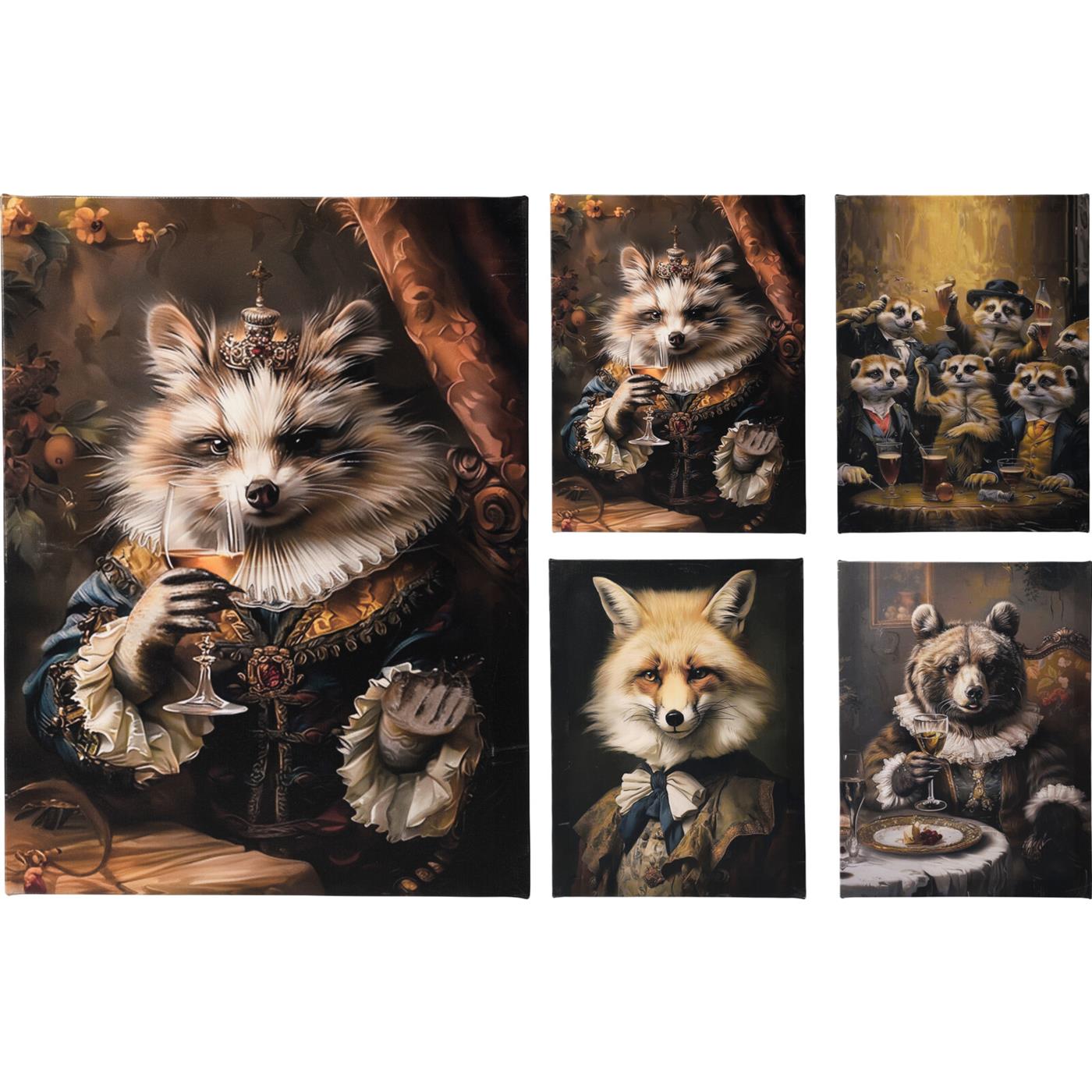Home & Styling Canvas schilderij dieren