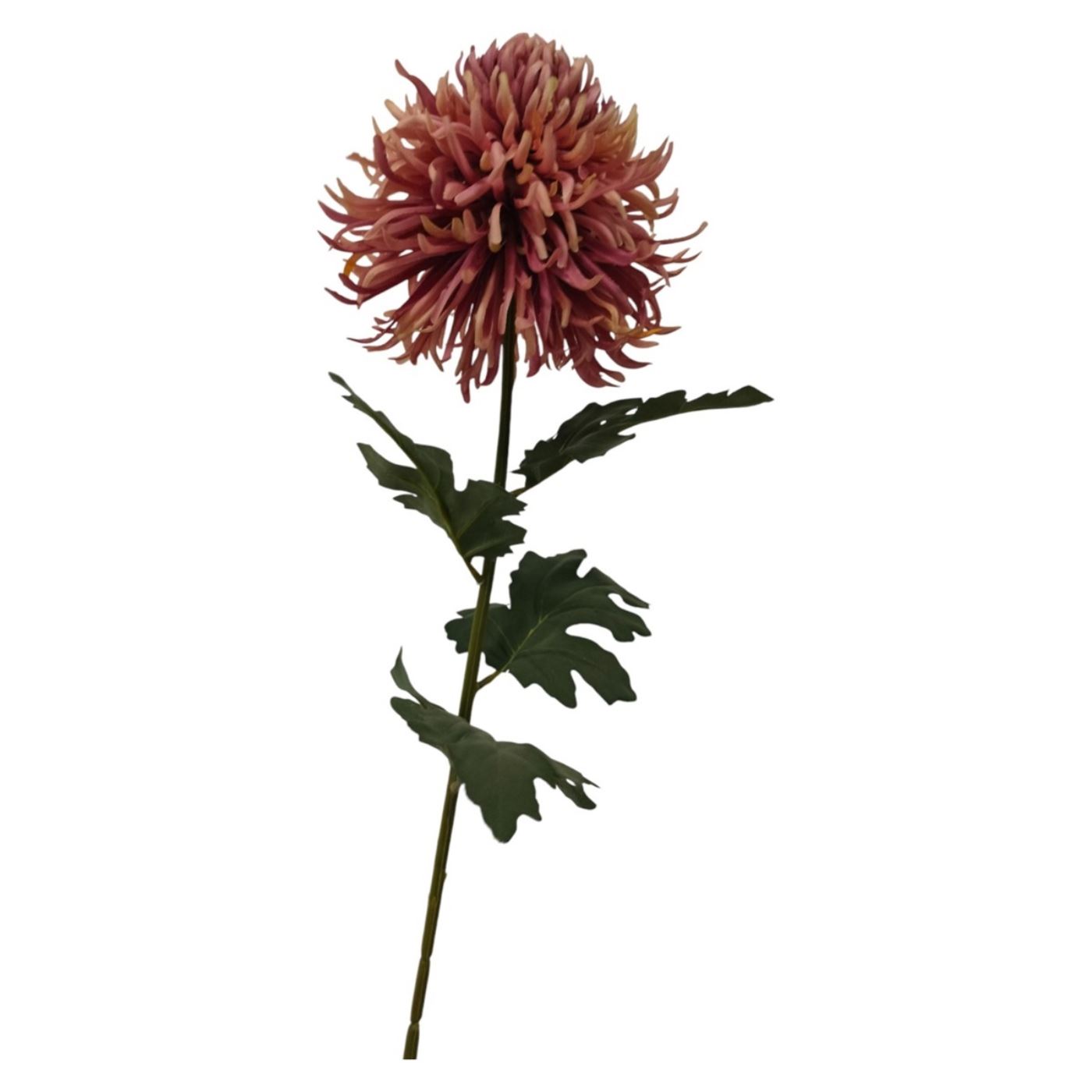 Mansion atmosphere Kunstbloem Chrysant oranje 91x18x18cm