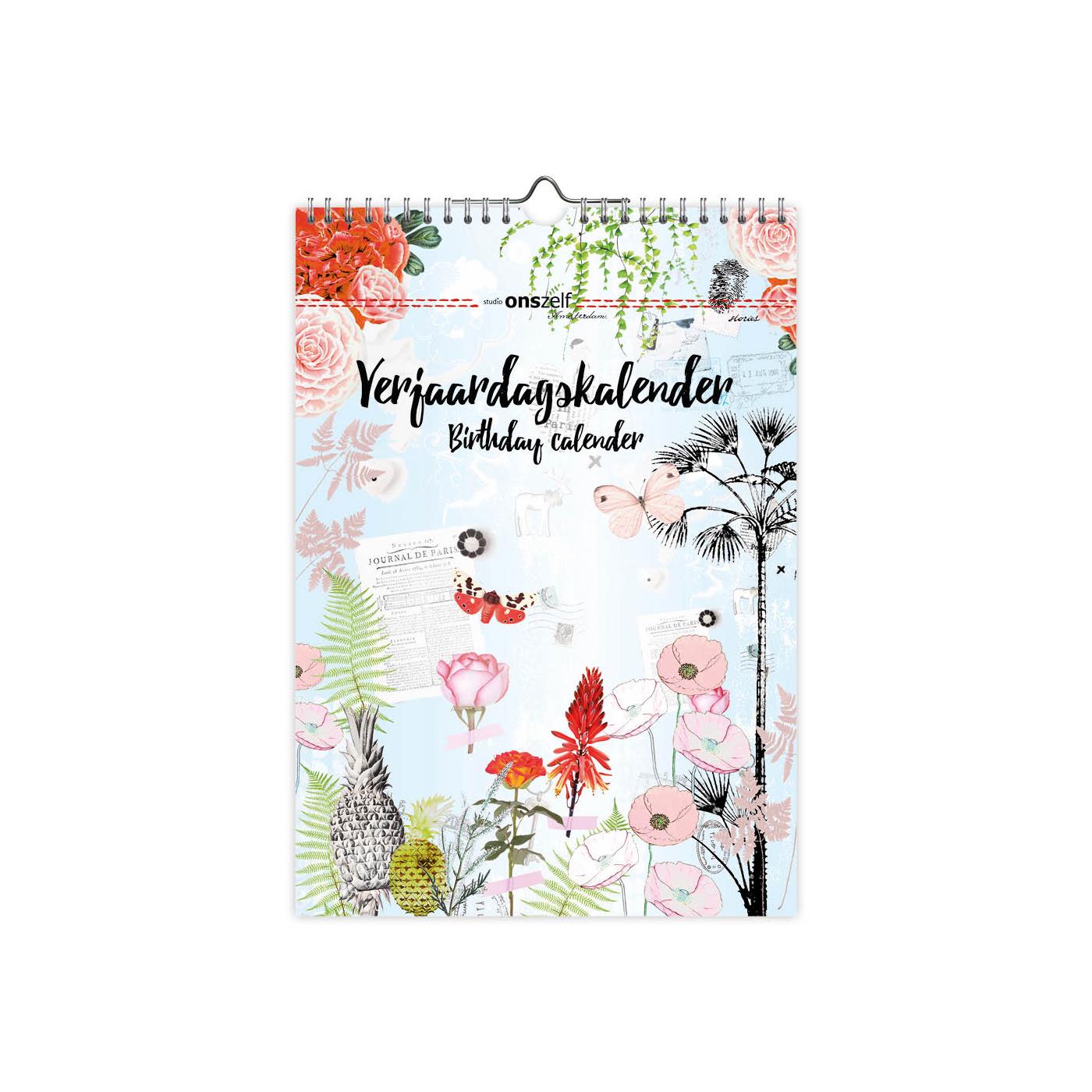 Verjaardagskalender Studio Onszelf A4