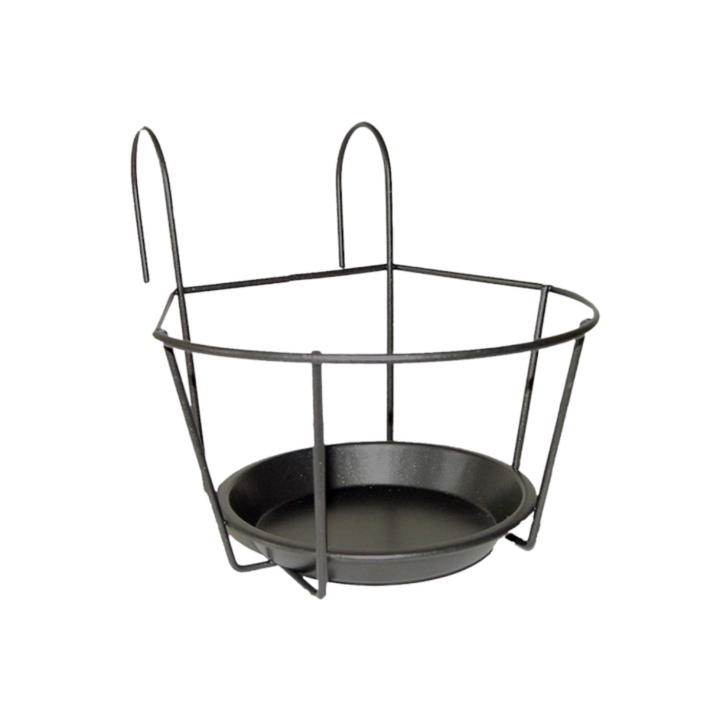Esschert Design Balkonpothanger grijs S