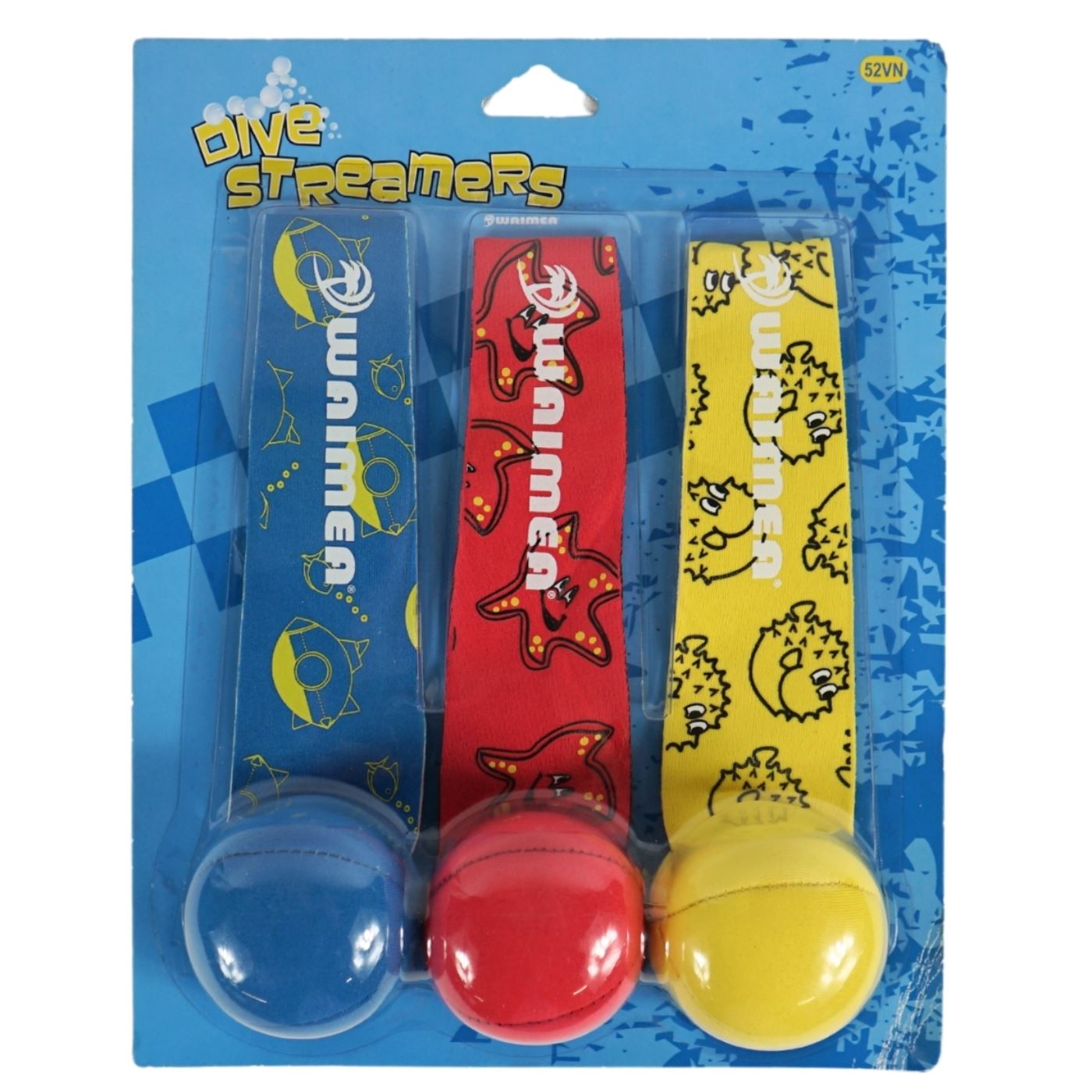 Waimea duikwimpels 28cm set van 3