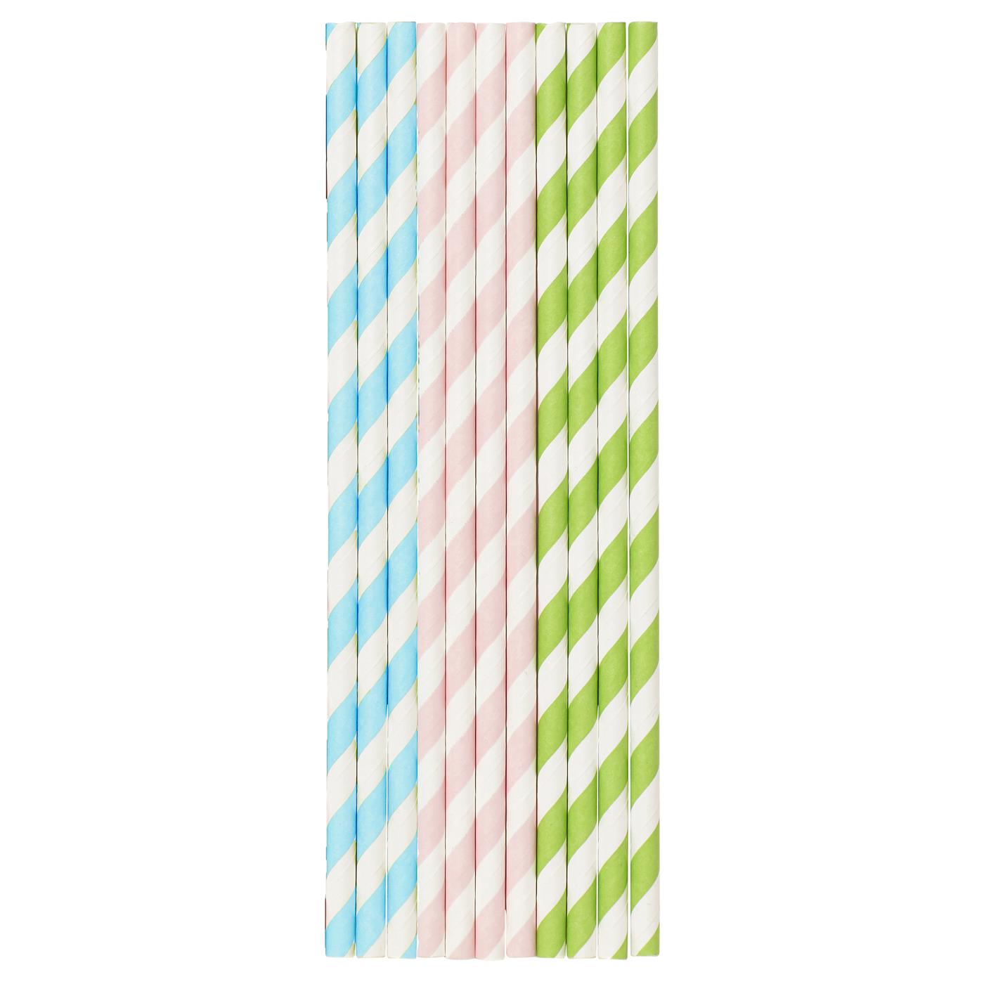 Duni Papieren Rietjes Pastels 20cm 25st