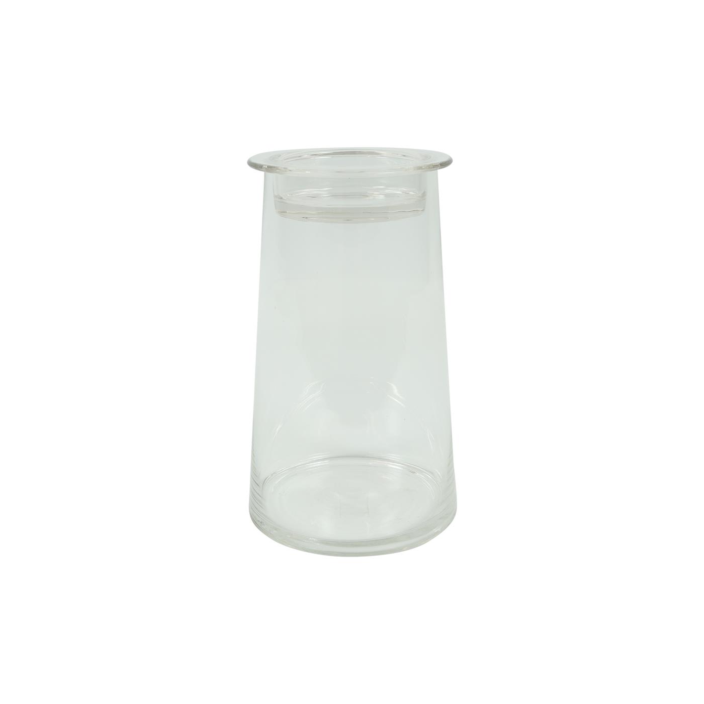 Countryfield Deco glas met komdeksel helder H23,5cm