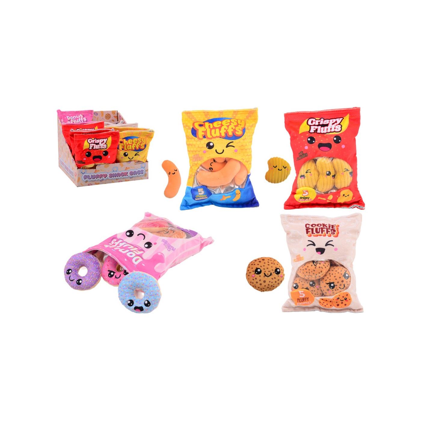 Johntoy Plush & Play Snack zakjes