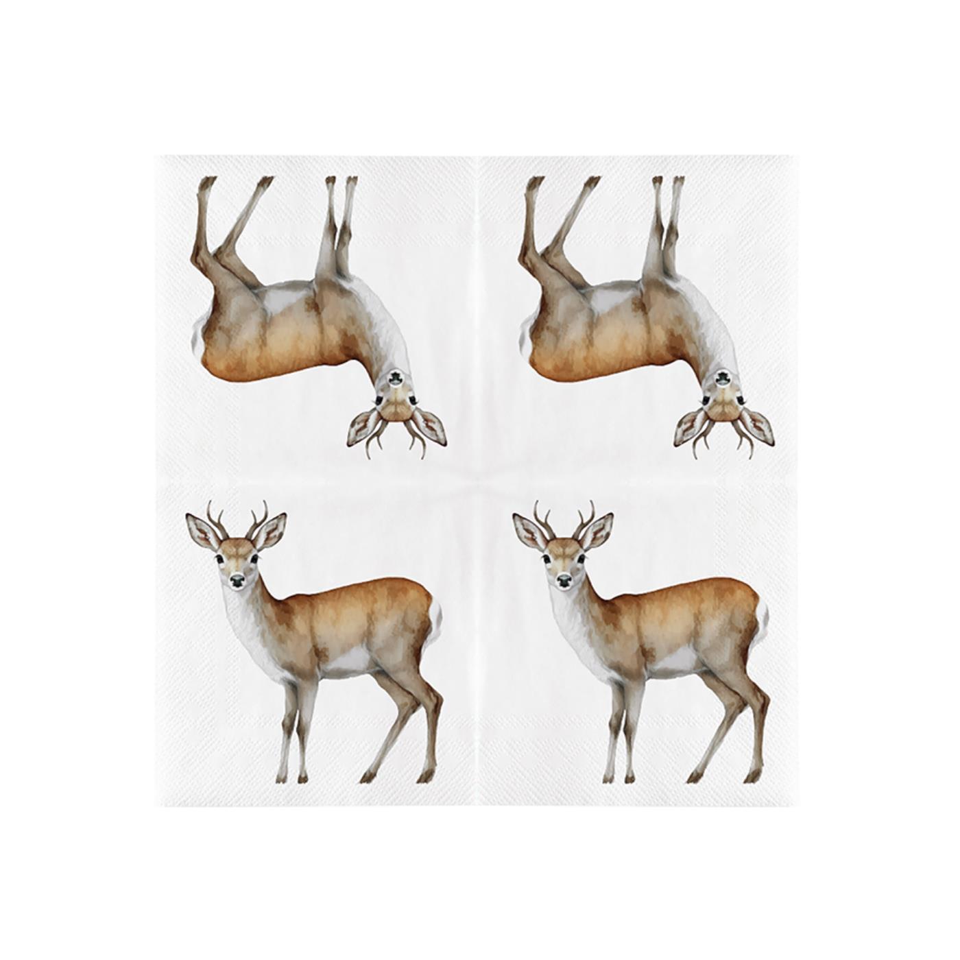 Esschert Design Servetten ree 33x33cm
