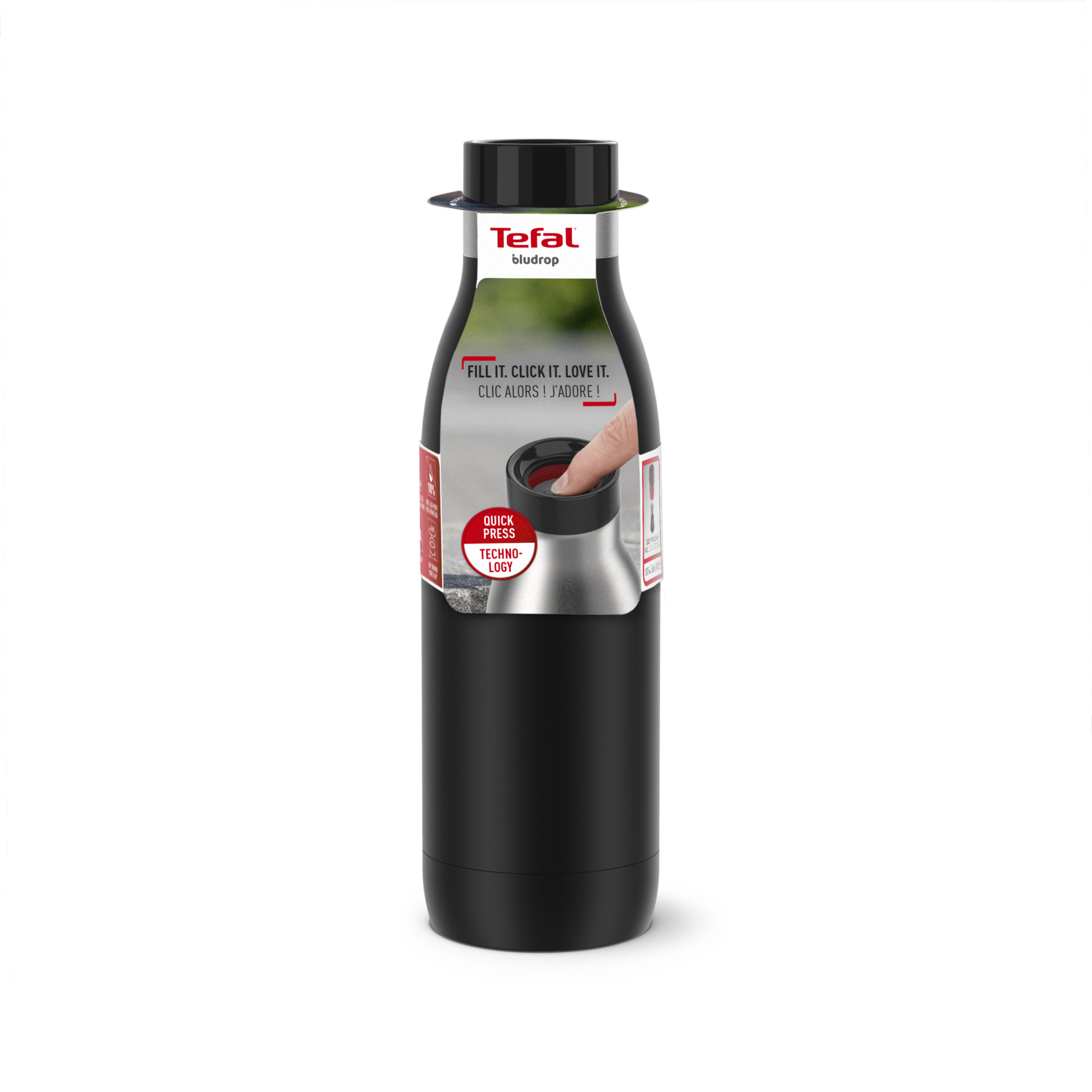 Tefal Bludrop Basic zwart 0,5L