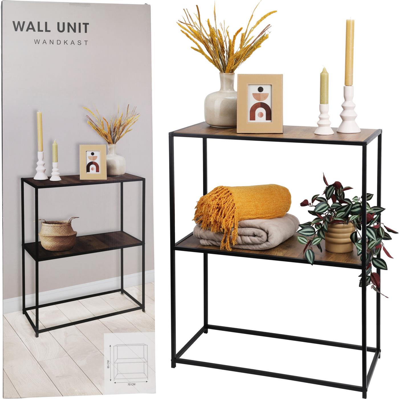 Wandkastje sidetable 70x31x85cm