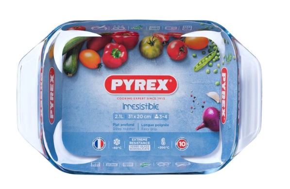 Pyrex ovenschaal 30x21cm 2,1L glas Pyrex ovenschaal 30x21cm 2,1L glas