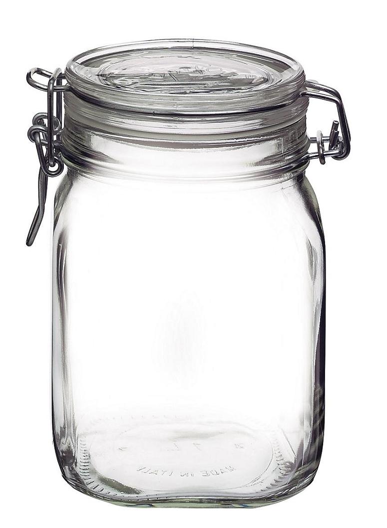 Klempot vierkant 0,75ltr Fido pak a 6 st Klempot vierkant 0,75ltr Fido pak a 6 st