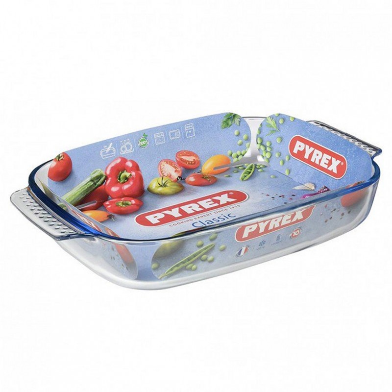 Pyrex ovenschaal classic 22x13cm glas Pyrex ovenschaal classic 22x13cm glas