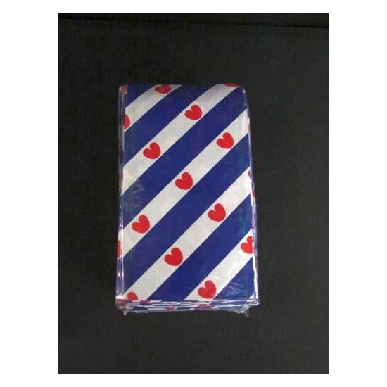 Vlakke zakjes Friesland 10x16 250st