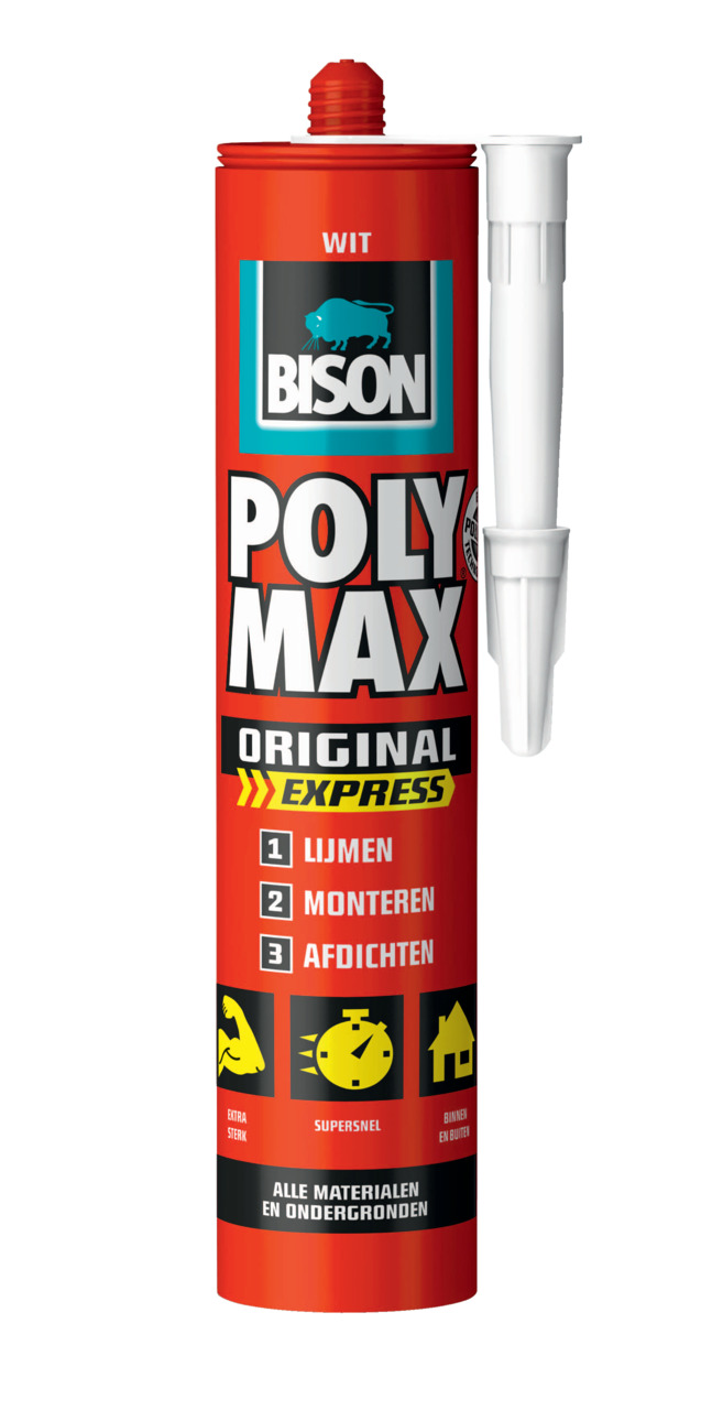 Bison Poly Max Express 425gr wit Bison Poly Max Express 425gr wit