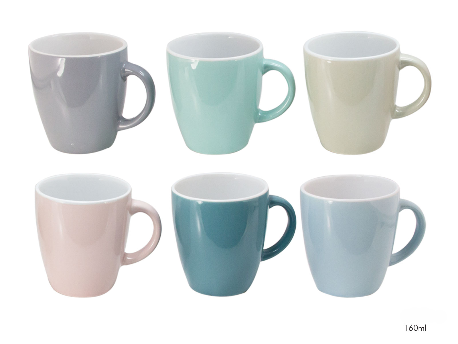 Senseo mokje 160ml 6 kleuren uni Senseo mokje 160ml 6 kleuren uni
